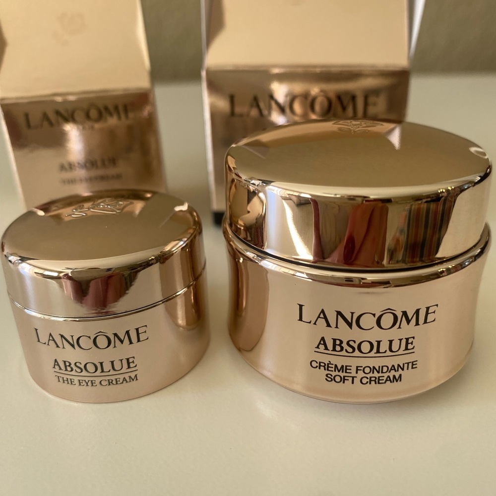 Lancôme Absolue Travel Set!  Creme Fondante .5 oz and Eye Cream .16 oz